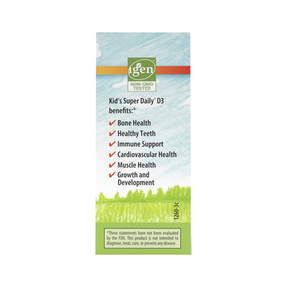 Frasco gotas vitamina D3 Carlson Super Daily D3 niños