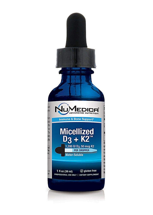 Frasco GS Micelizado D3 y K2 1 fl oz NuMedica