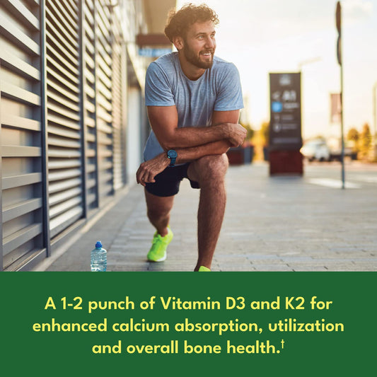 Frasco Hi-Health vitamina d3+k2 para huesos fuertes