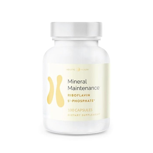 Frasco Holistic Health Vitamina B2 riboflavina 5'-fosfato 100 cápsulas