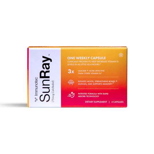 Frasco Immunotec Sunray Calcifediol 75 mcg vitamina D