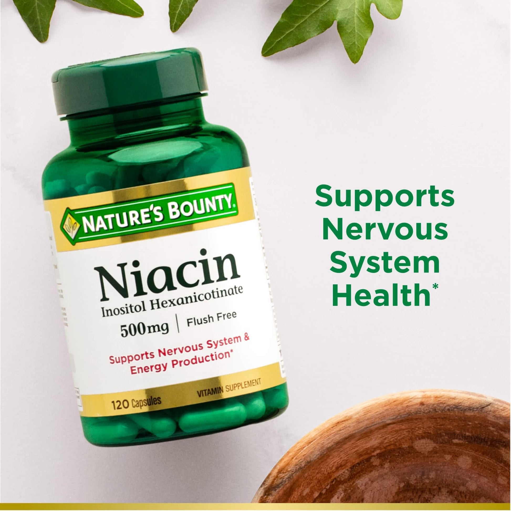 Frasco individual Niacina naturaleza bounty sin enrojecimiento