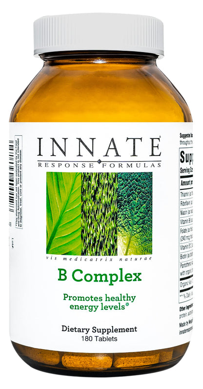 Frasco INNATE Response Formulas complejo b tabletas