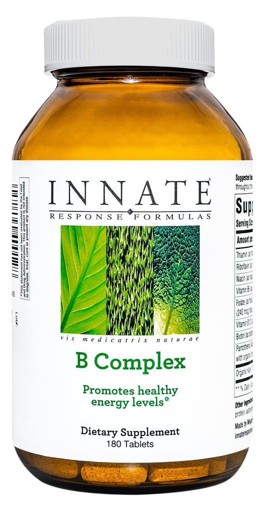Frasco INNATE Response Formulas complejo b tabletas