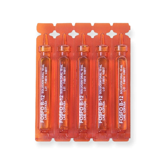 Frasco jarabe Fosfo B-12 120 ml para memoria y concentración