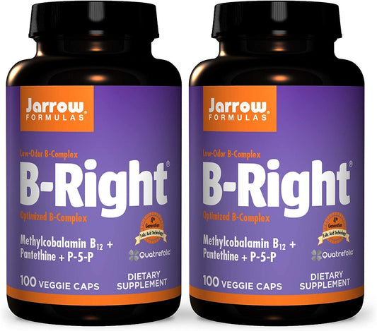 Frasco Jarrow Formulas B-Right 100 cápsulas vegetales