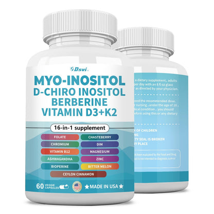 Frasco lateral suplemento Dr.LexMoss inositol bienestar hormonal