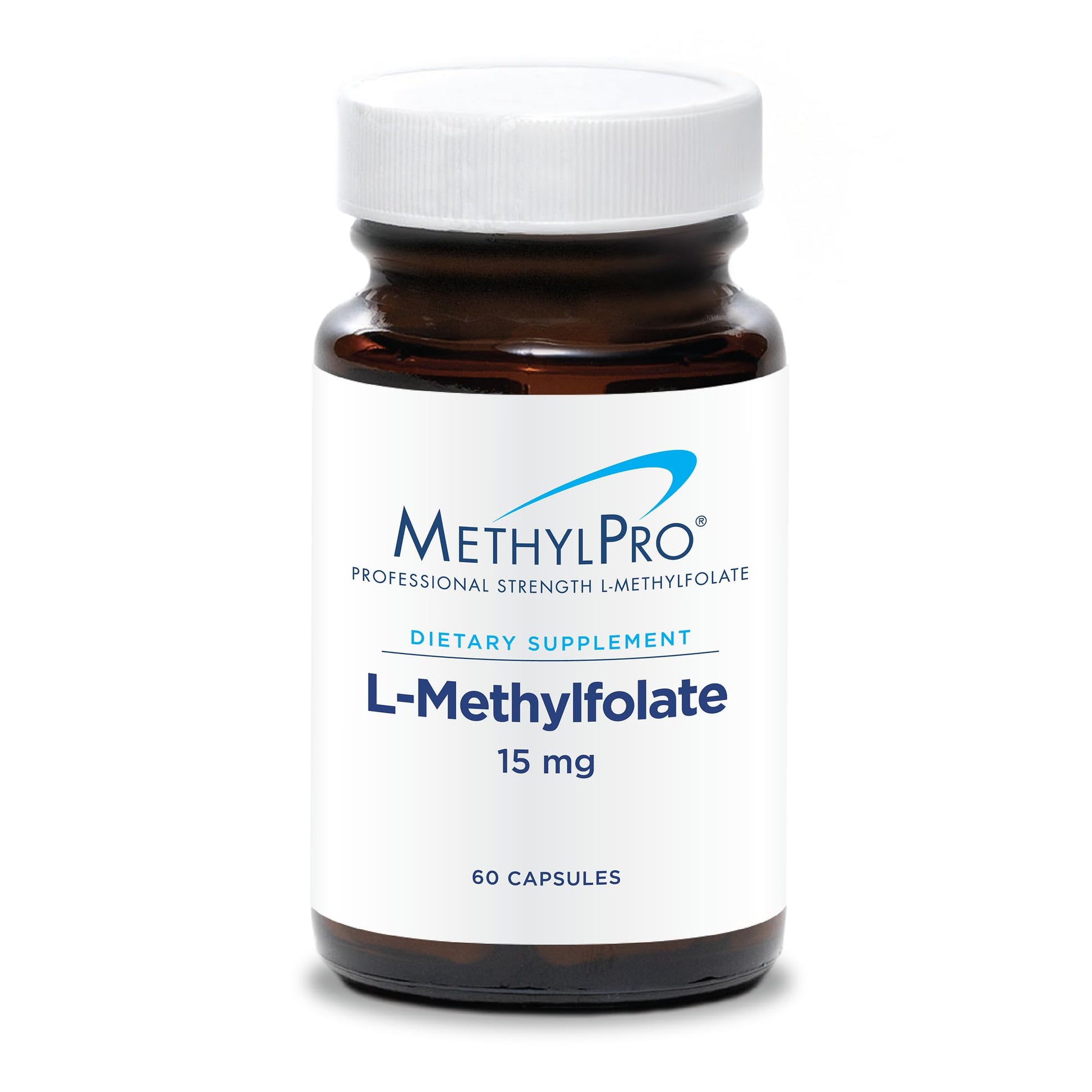 Frasco MethylPro metilfolato 15 mg 60 cápsulas apoyo cerebral