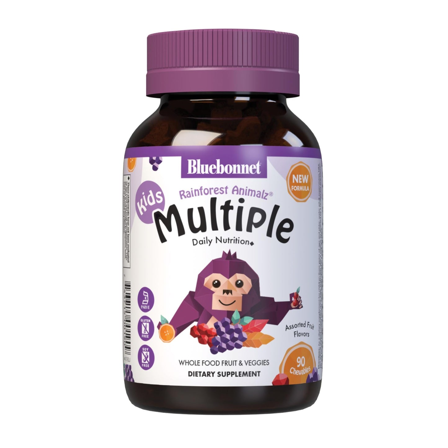 Frasco de multivitaminas infantiles Bluebonnet