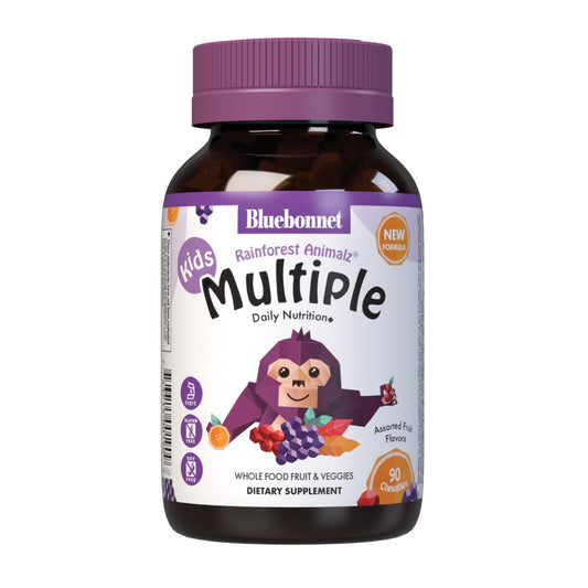 Frasco de multivitaminas infantiles Bluebonnet
