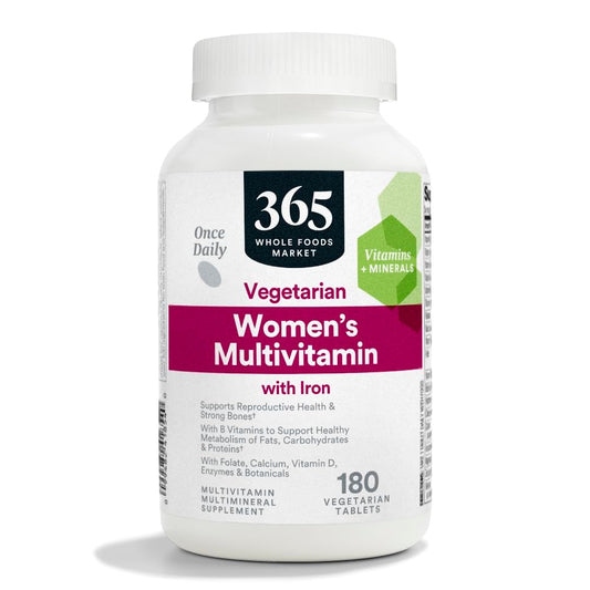 Frasco de multivitaminas diarias para mujeres marca 365