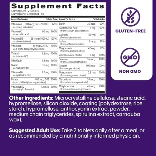 Frasco de multivitaminas Doctor's Best mujeres