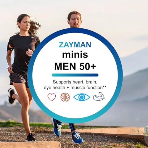 Frasco de multivitaminas para hombres mayores de 50 ZAYMAN