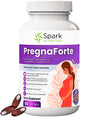 Frasco de multivitaminas prenatales Pregnaforte para mujeres
