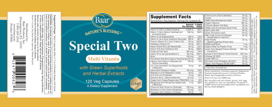 Frasco de multivitamínico Baar alta potencia