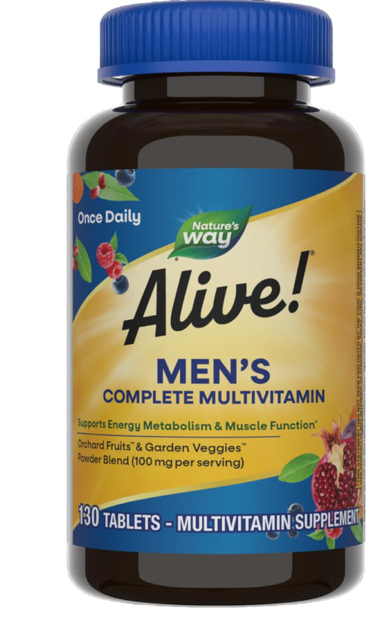 Frasco de multivitamínico completo Nature's Way para hombres