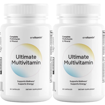 Frascos de multivitamínico envitamin Ultimate