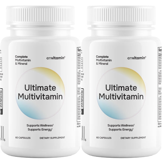 Frascos de multivitamínico envitamin Ultimate