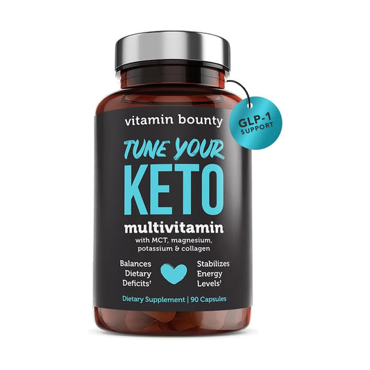 Frasco multivitamínico keto Vitamin Bounty con magnesio y potasio