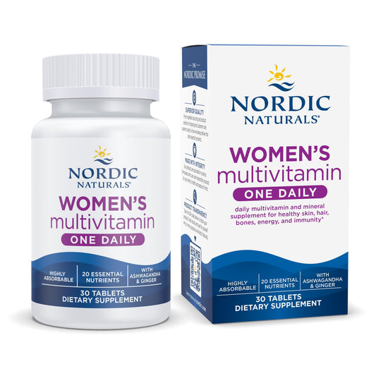 Frasco de multivitamínico para mujeres Nordic Naturals