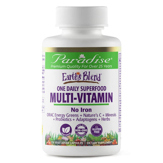 Frasco multivitamínico Paradise Herbs para hombres