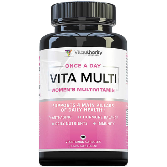 Frasco de multivitamínico VITA Multi para mujeres 90 cápsulas
