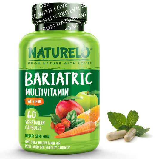 Frasco de multivitamínicos bariátricos NATURELO