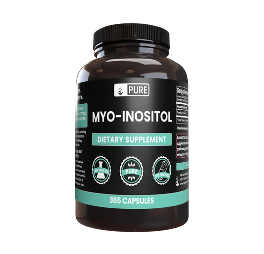 Frasco Myo-Inositol 365 cápsulas puro sin rellenos