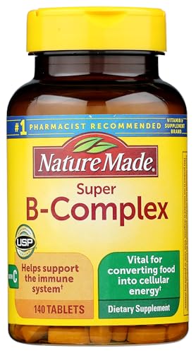 Frasco Nature Made Super Complejo B Vitaminico 140 tabletas