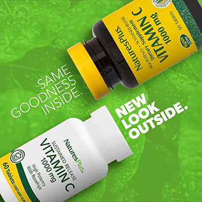 Frasco NaturesPlus vitamina C con escaramujo