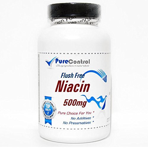 Frasco Niacina sin rubor 500mg 200 cápsulas PureControl