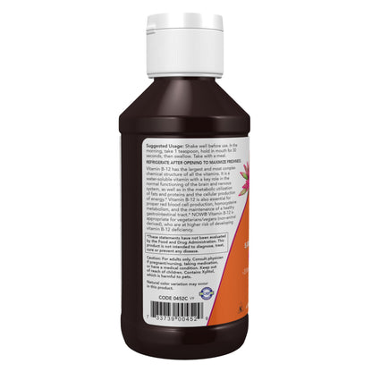 Frasco NOW Foods Ultra B-12 para producción energética celular