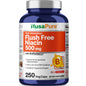 Frasco NusaPure Niacina 500mg 250 cápsulas veganas