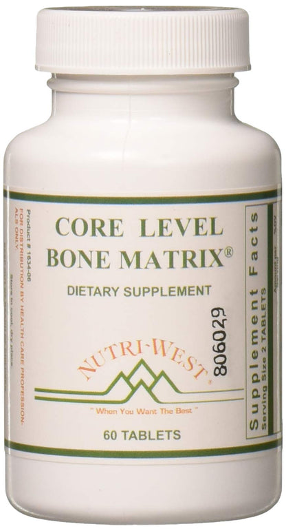 Frasco de Nutri-West Matriz Ósea de Nivel Principal, 60 tabletas