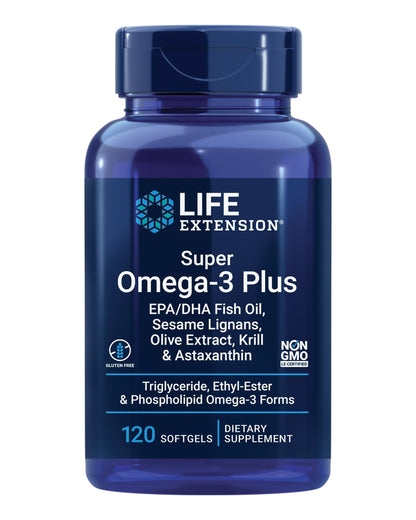 Frasco Omega-3 Plus EPA DHA Life Extension