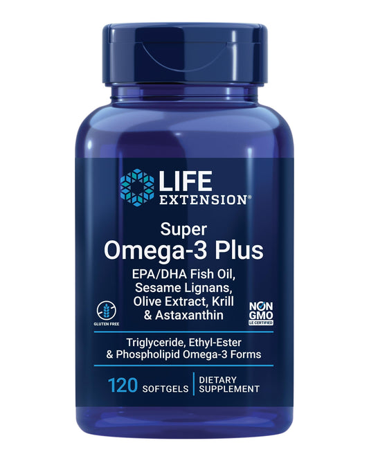 Frasco Omega-3 Plus EPA DHA Life Extension
