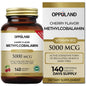 Frasco Oppuland Metil B12 5000mcg masticable folato 140 unidades