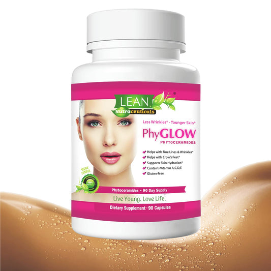 Frasco PhyGLOW Phytoceramides 90 cápsulas antienvejecimiento