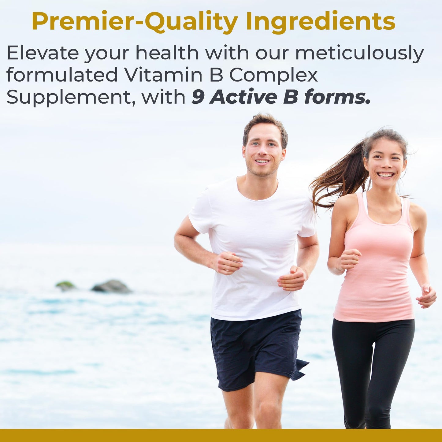 Frasco Premier Research Labs Complete B con biotina para la salud capilar