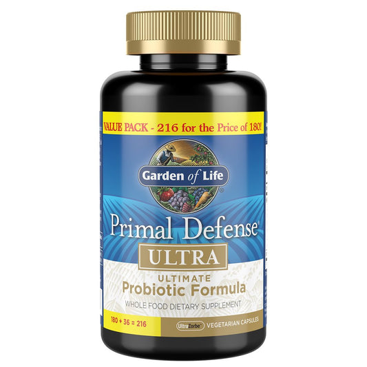 Frasco probiótico primordial defensa garden of life