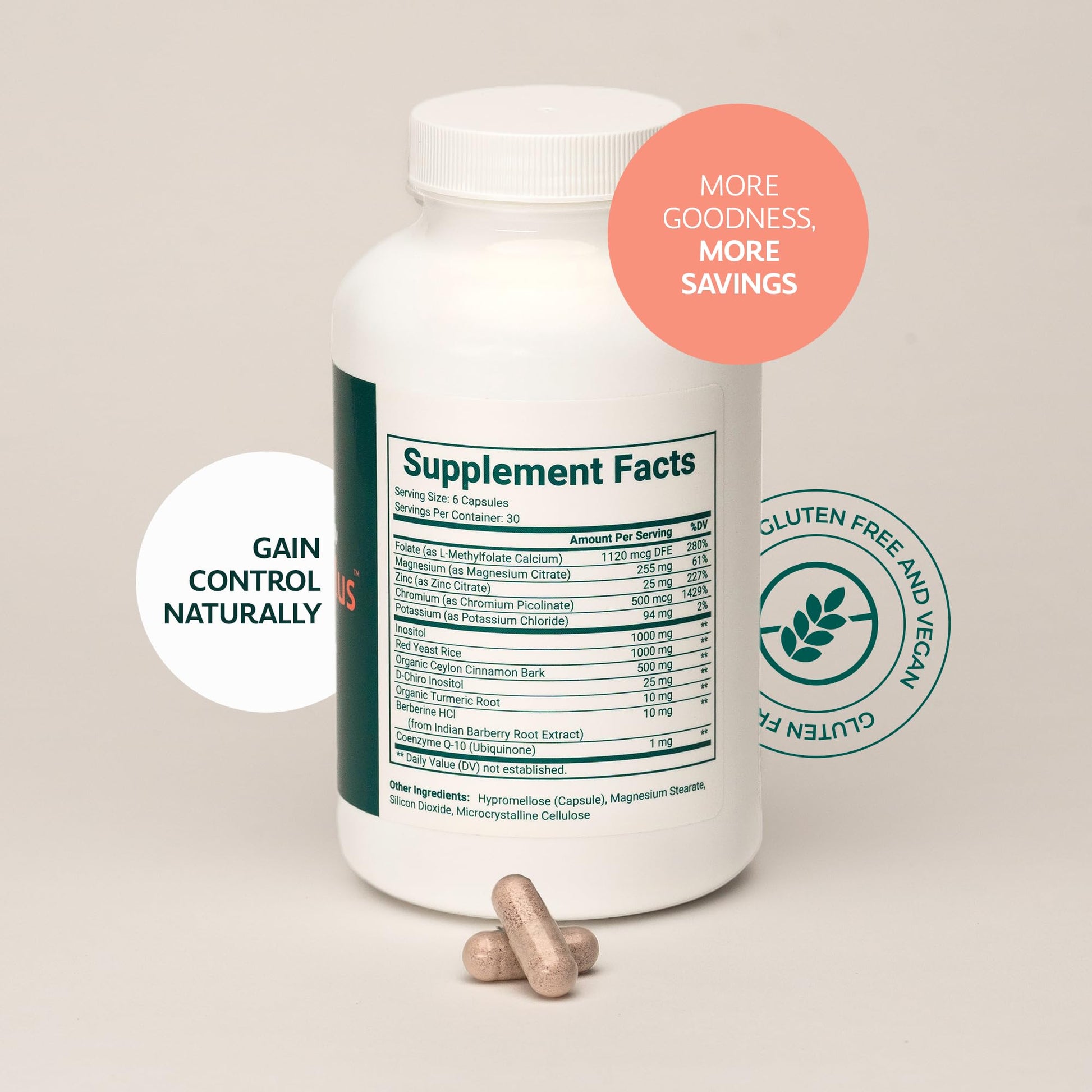Frasco PROVATION LIFE inositol para mejorar calidad ovular y salud mujer