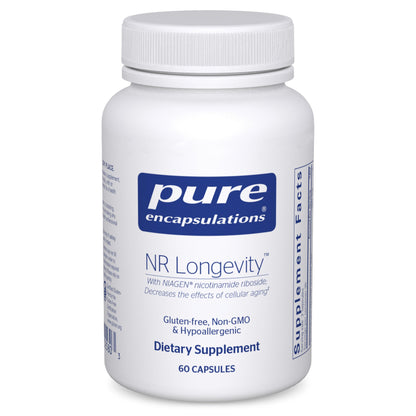 Frasco Pure Encapsulations NR Longevity 60 cápsulas