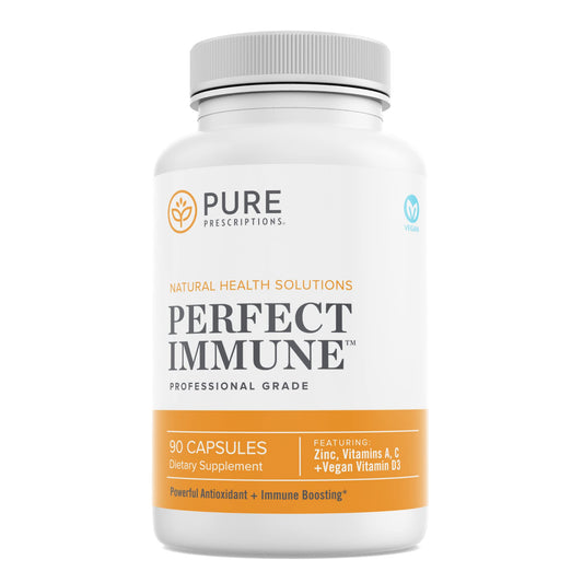 Frasco Pure Prescriptions Perfect Immune multivitamínico 60 cápsulas
