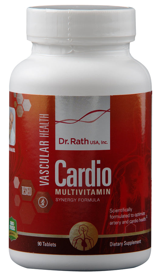 Frasco de 90 comprimidos de salud cardiovascular Dr. Rath