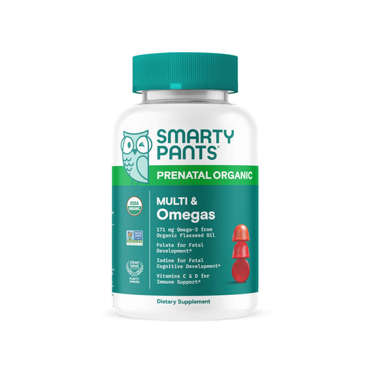 Frasco SmartyPants Vitaminas Prenatales Orgánicas Gomitas 120