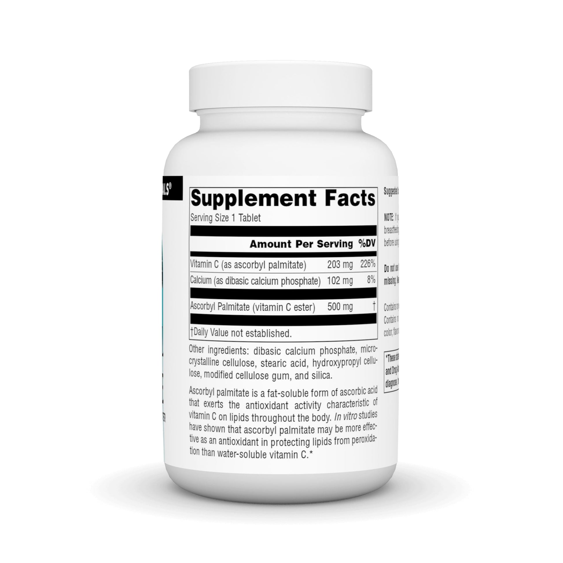 Frasco Source Naturals Ascorbyl Palmitate 500mg