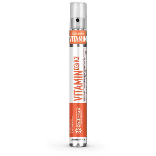 Frasco spray Dr. Spray's Vitamina D3 y K2 sabor menta