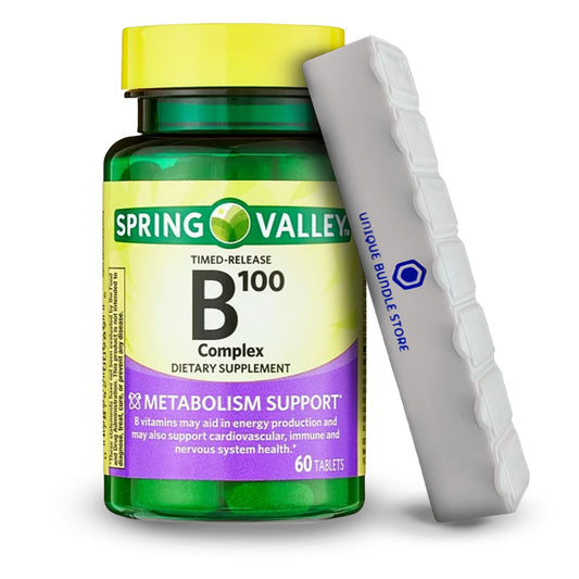 Frasco Spring Valley Complejo B 100 con 60 tabletas liberación prolongada