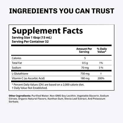 Frasco suplemento Aurora Nutrascience glutatión y vitamina C
