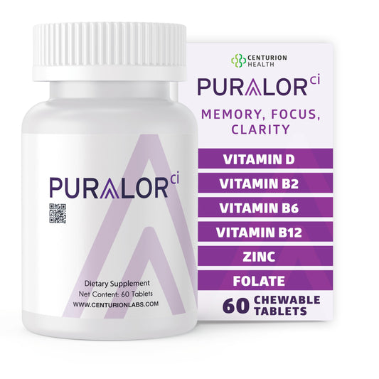 Frasco suplemento cerebral Puralor CI Centurion Labs